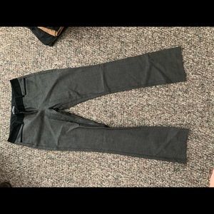 Grey with black trim slacks